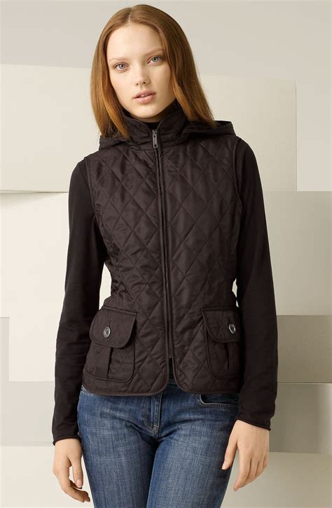 burberry vest with hood|Burberry quilted vest women.